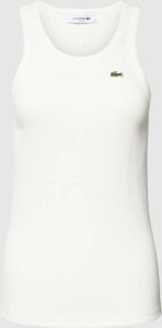 Lacoste Sleeveless Tops Wit Dames