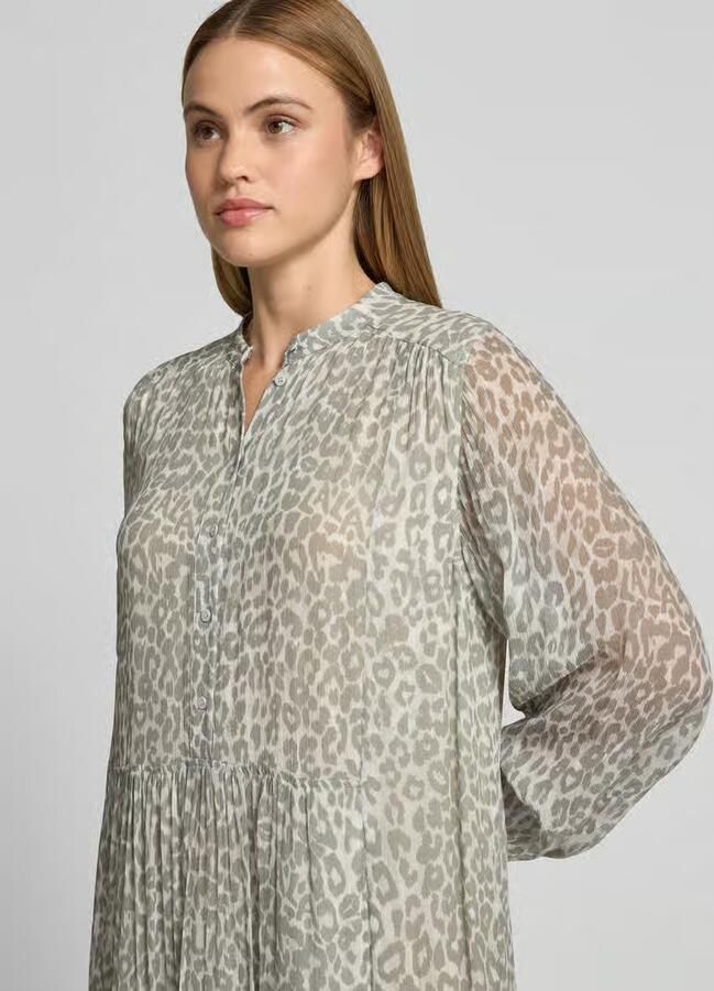 Lala Berlin midi-jurk met all-over dierenprint