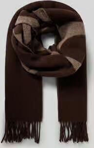 Lala Berlin sjaal met franjes model 'Lala Scarf 4'