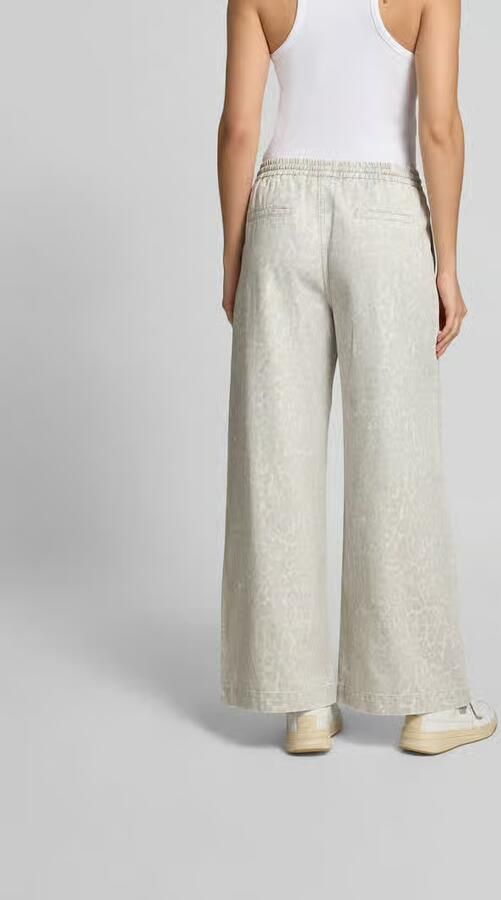 Lala Berlin Stoffen broek met all-over dierenprint - Foto 3