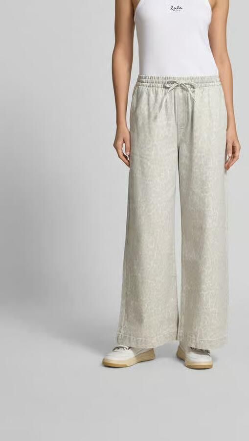 Lala Berlin Stoffen broek met all-over dierenprint - Foto 2