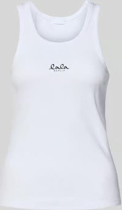 Lala Berlin Tanktop met logoprint
