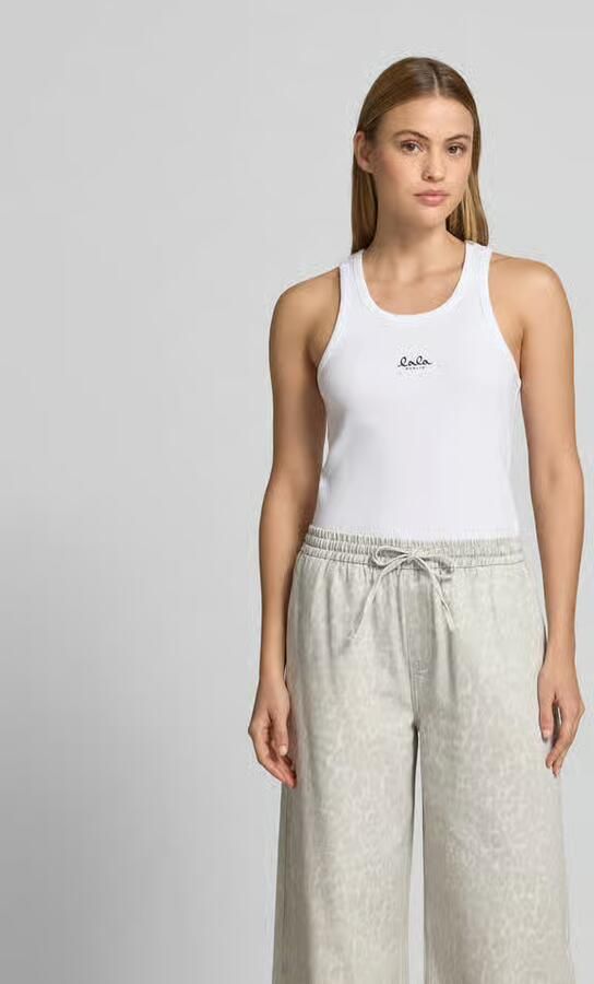 Lala Berlin Tanktop met logoprint - Foto 2