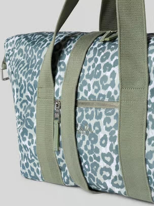 Lala Berlin Weekendtas met all-over dierenprint