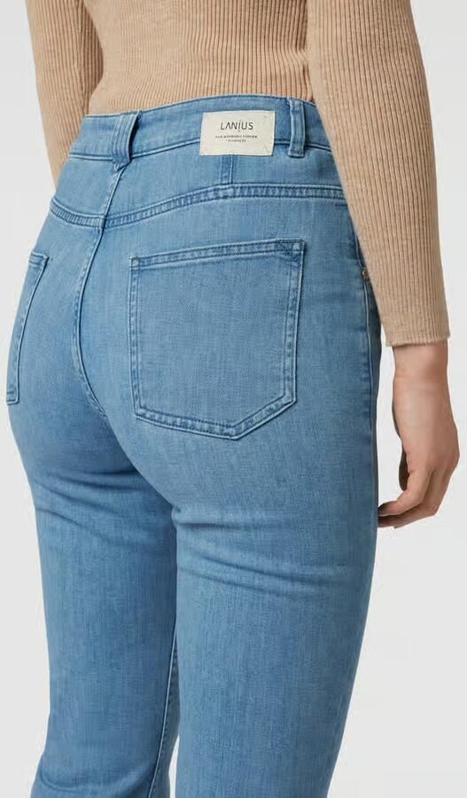 LANIUS Bootcut fit jeans met wol - Foto 3