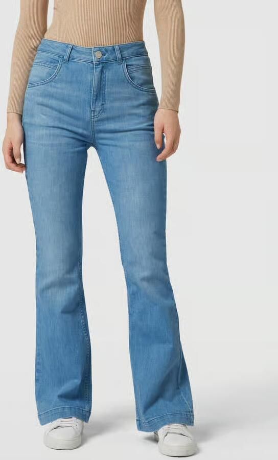 LANIUS Bootcut fit jeans met wol - Foto 2