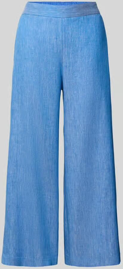 LANIUS Culotte in denimlook van mix van katoen en linnen - Foto 2
