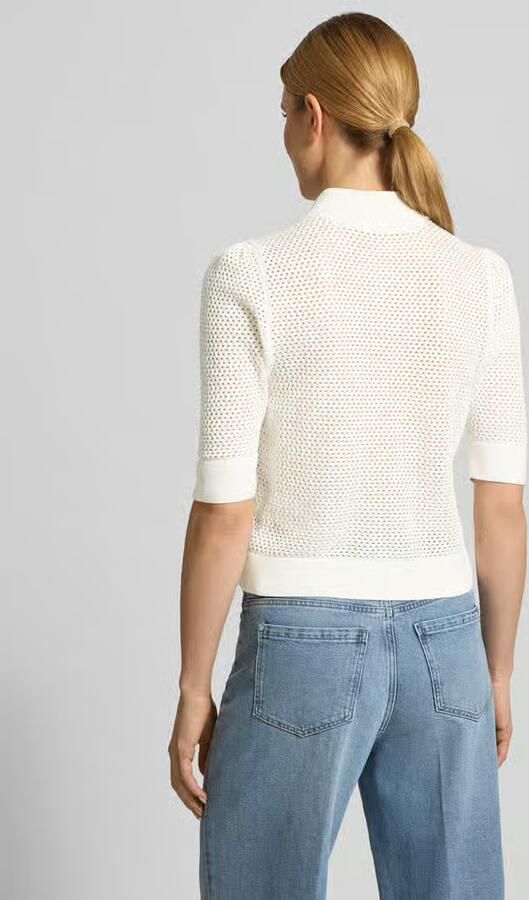 LANIUS Gebreid vest met polokraag en 1 2-mouw