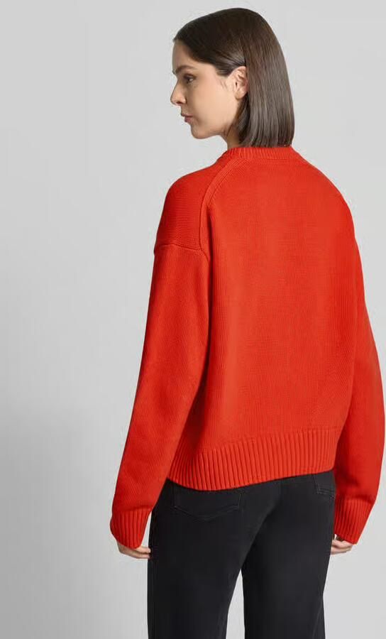 LANIUS gebreide pullover in relaxed fit van mix van scheerwol en kasjmier - Foto 3