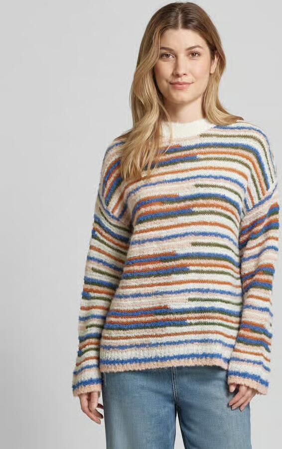 LANIUS Gebreide pullover met extra brede schouders - Foto 4