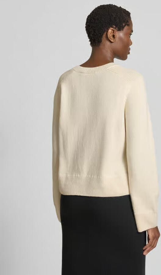 LANIUS Korte wollen pullover met ronde hals