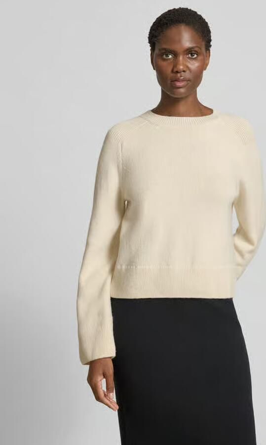 LANIUS Korte wollen pullover met ronde hals - Foto 2