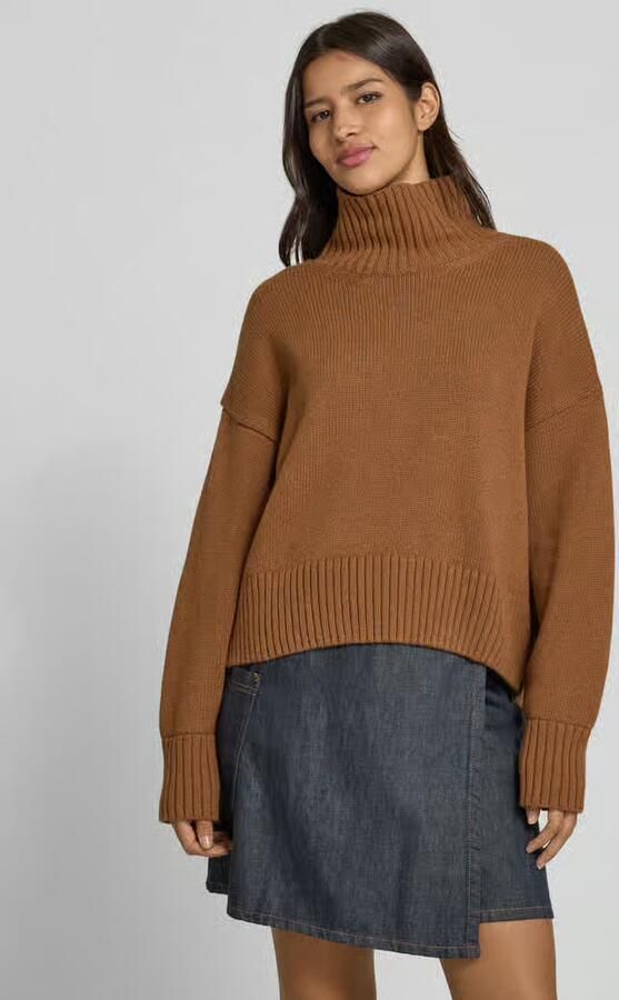 LANIUS Oversized gebreide pullover van een mix van scheerwol en katoen - Foto 2