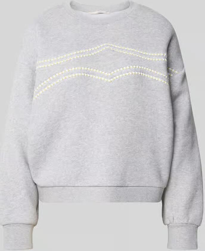 LANIUS oversized sweatshirt met ronde hals - Foto 2