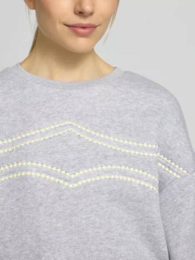 LANIUS oversized sweatshirt met ronde hals