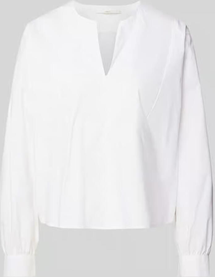 LANIUS Regular fit blouse met V-hals - Foto 2