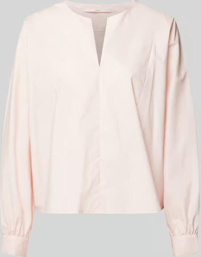 LANIUS Regular fit blouse met V-hals - Foto 2