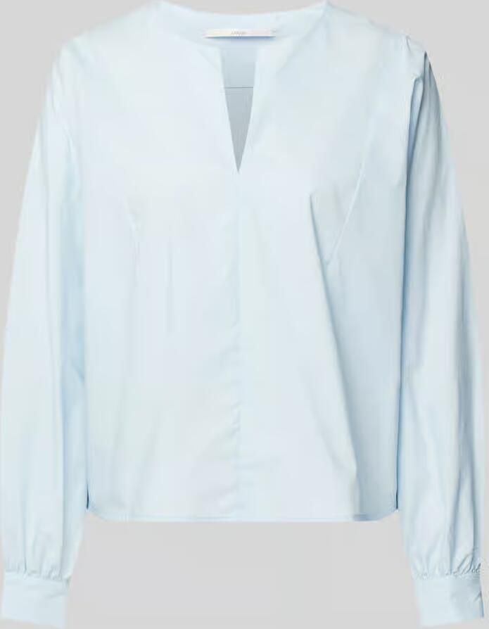 LANIUS Regular fit blouse met V-hals - Foto 2
