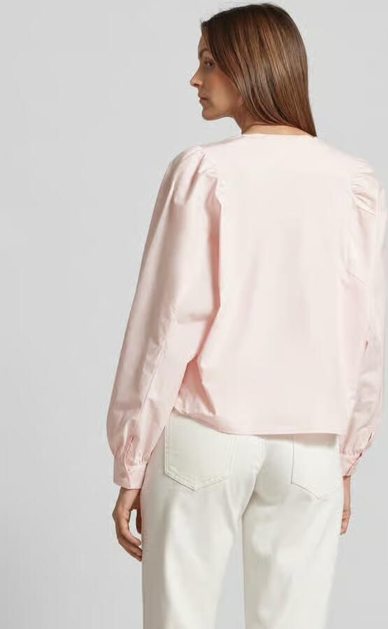 LANIUS Regular fit blouse met V-hals - Foto 3
