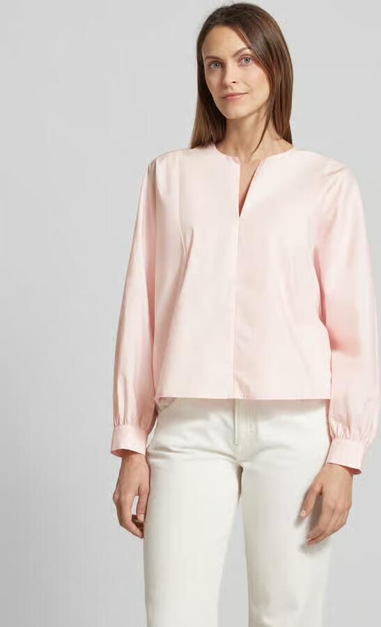 LANIUS Regular fit blouse met V-hals - Foto 4