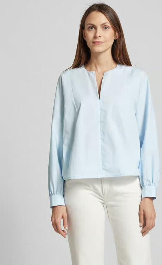 LANIUS Regular fit blouse met V-hals - Foto 4