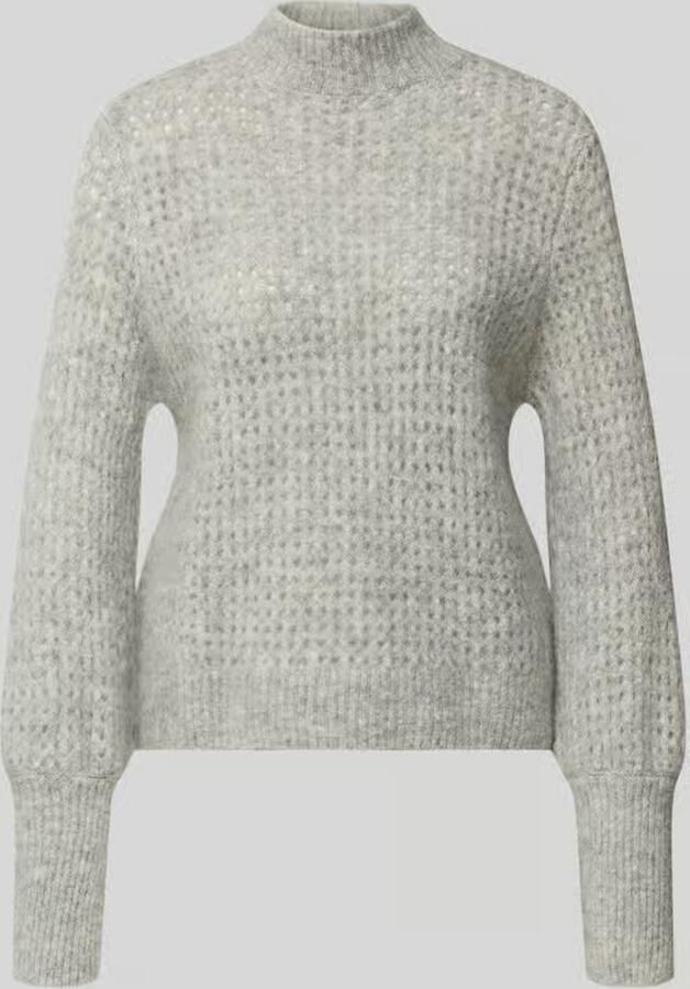 LANIUS Regular fit pullover van alpacamix en met wol