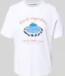 LANIUS regular fit T-shirt met logoprint