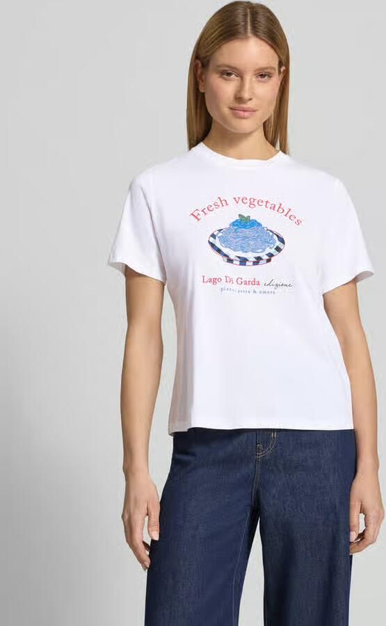 LANIUS regular fit T-shirt met logoprint - Foto 2