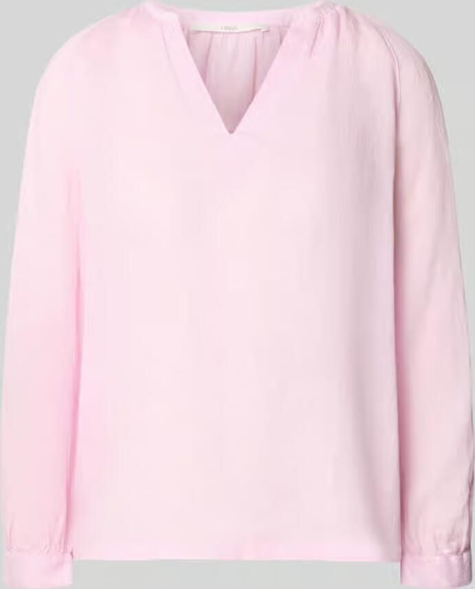LANIUS regular fit tuniekblouse van ramie - Foto 2