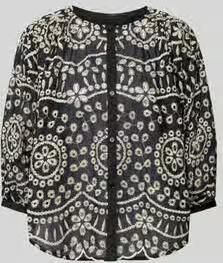 LANIUS Relaxed fit blouse met 3 4-mouwen
