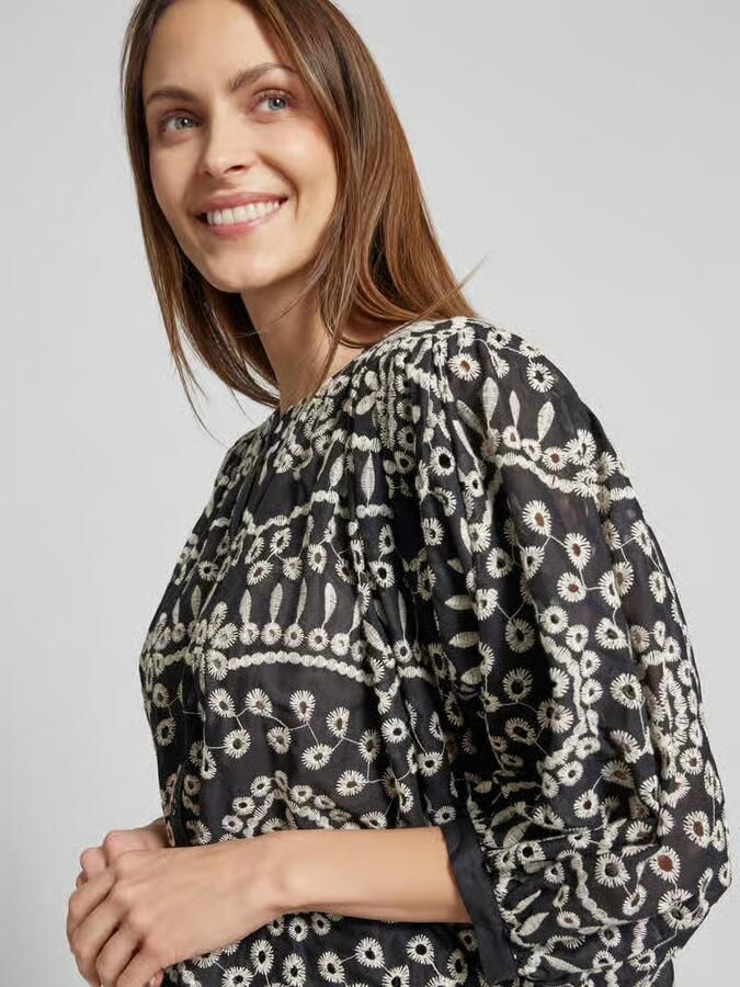 LANIUS Relaxed fit blouse met 3 4-mouwen - Foto 2