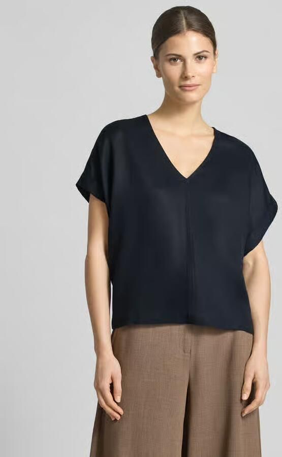 LANIUS relaxed fit blouse van puur lyocell - Foto 2