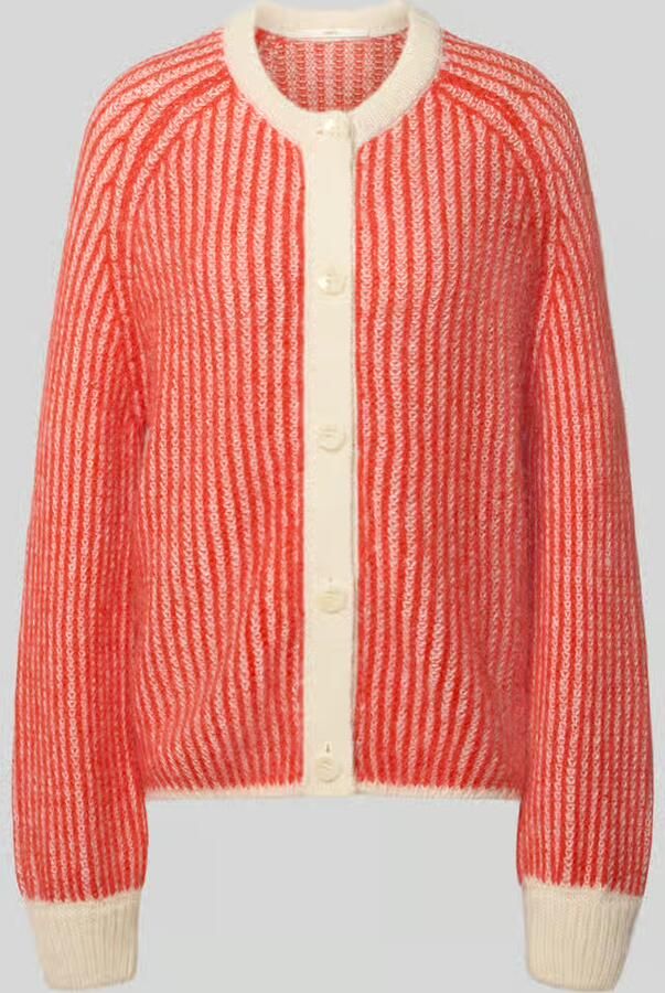 LANIUS Relaxed fit cardigan van scheerwolmix met alpaca-aandeel