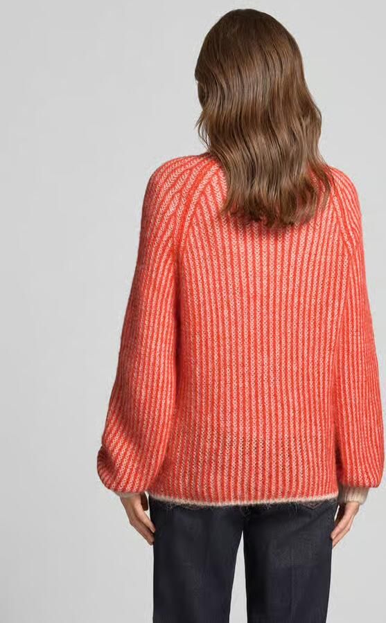 LANIUS Relaxed fit cardigan van scheerwolmix met alpaca-aandeel - Foto 3