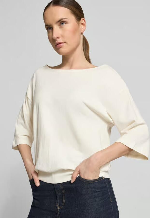 LANIUS relaxed fit T-shirt van mix van hennep