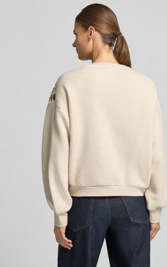 LANIUS Sweatshirt met stitchings en ronde hals - Foto 2