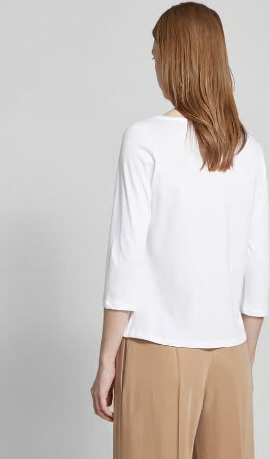 LANIUS T-shirt met 3 4-mouwen
