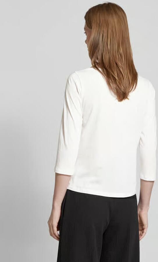 LANIUS T-shirt met 3 4-mouwen
