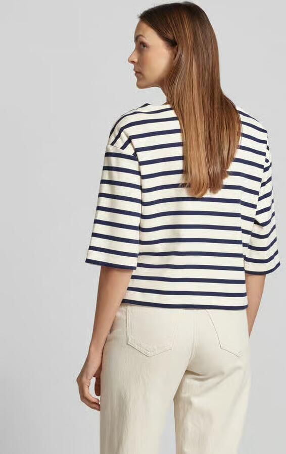 LANIUS T-shirt met boothals