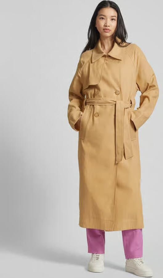 LANIUS Trenchcoat met strikceintuur - Foto 3