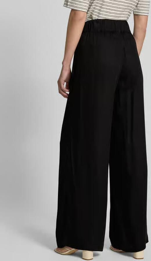 LANIUS Wide fit stoffen broek met elastische band