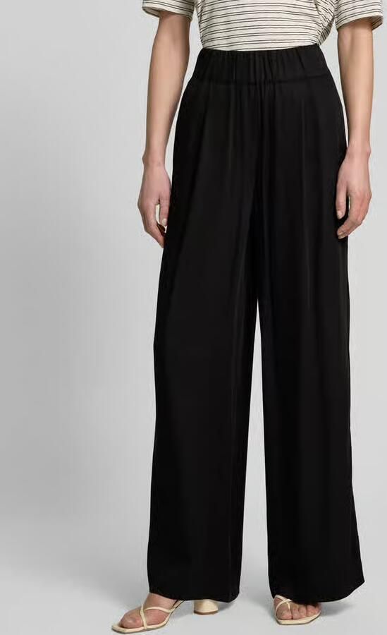 LANIUS Wide fit stoffen broek met elastische band - Foto 2