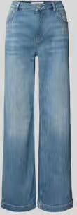 LANIUS wide leg jeans in used-look