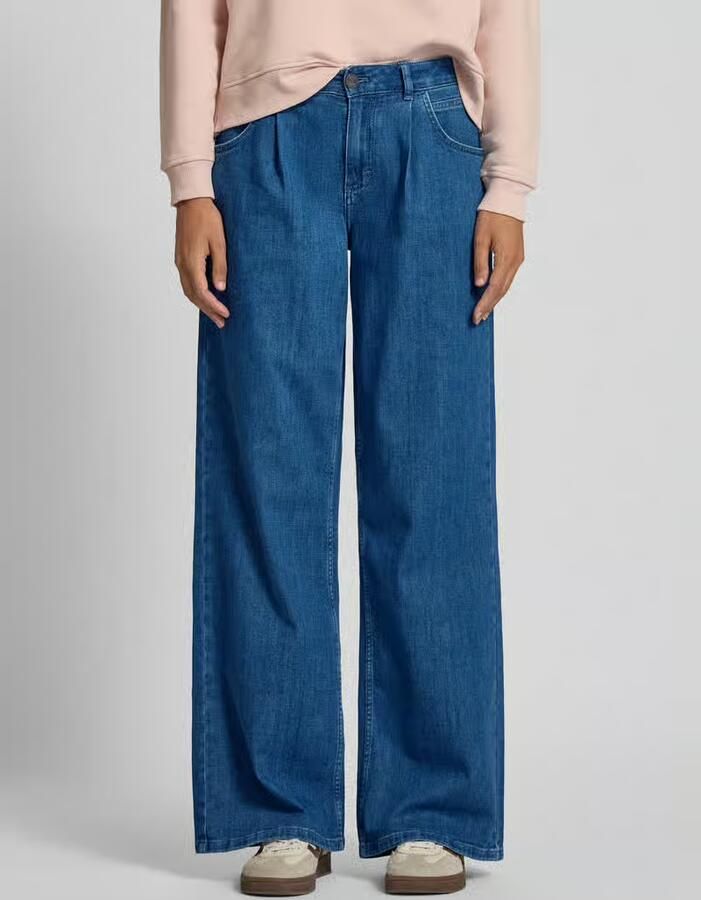 LANIUS Wide leg jeans met bandplooien model 'MARLENE' - Foto 2