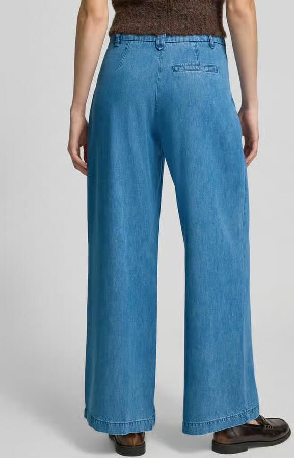 LANIUS Wide leg jeans van lyocell met steekzakken - Foto 2