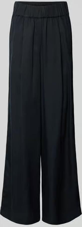 LANIUS Wide leg stoffen broek met elastische band - Foto 2