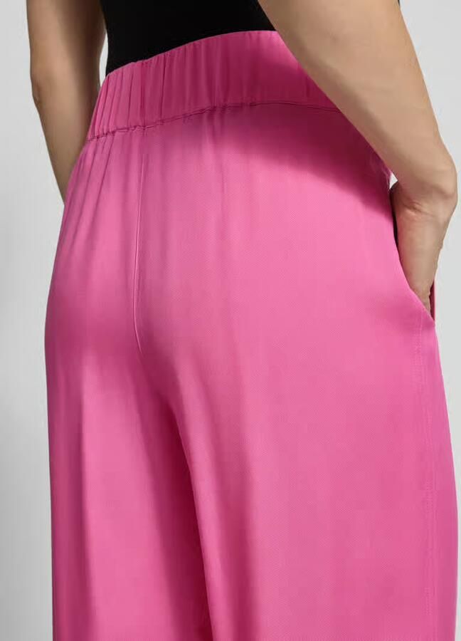 LANIUS Wide leg stoffen broek met elastische band
