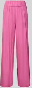 LANIUS Wide leg stoffen broek met elastische band