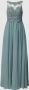 Laona Avondjurk van chiffon met ornamentele borduursels - Thumbnail 1