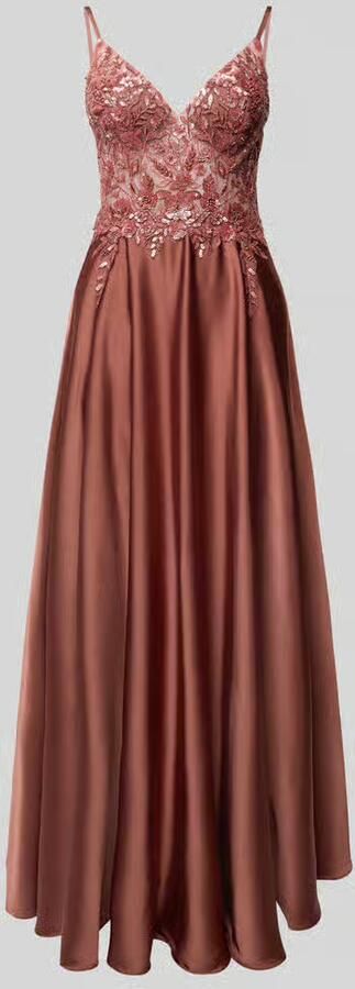 Laona Avondjurk met bloemenpaillettenafwerking - Foto 3